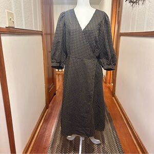 Plaid Lightweight Cross Body Dress - Size XXL